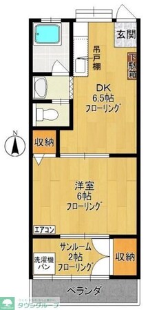 カーサタカラの物件間取画像